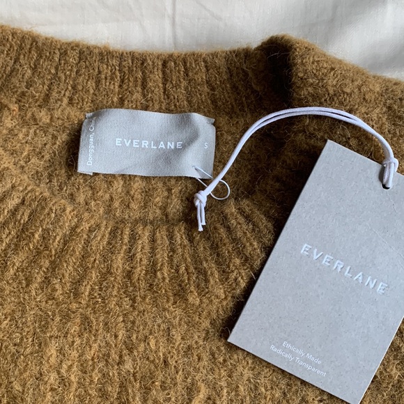 BNWT Everlane SuperFuzz Alpaca Oversized Crew - Picture 2 of 9